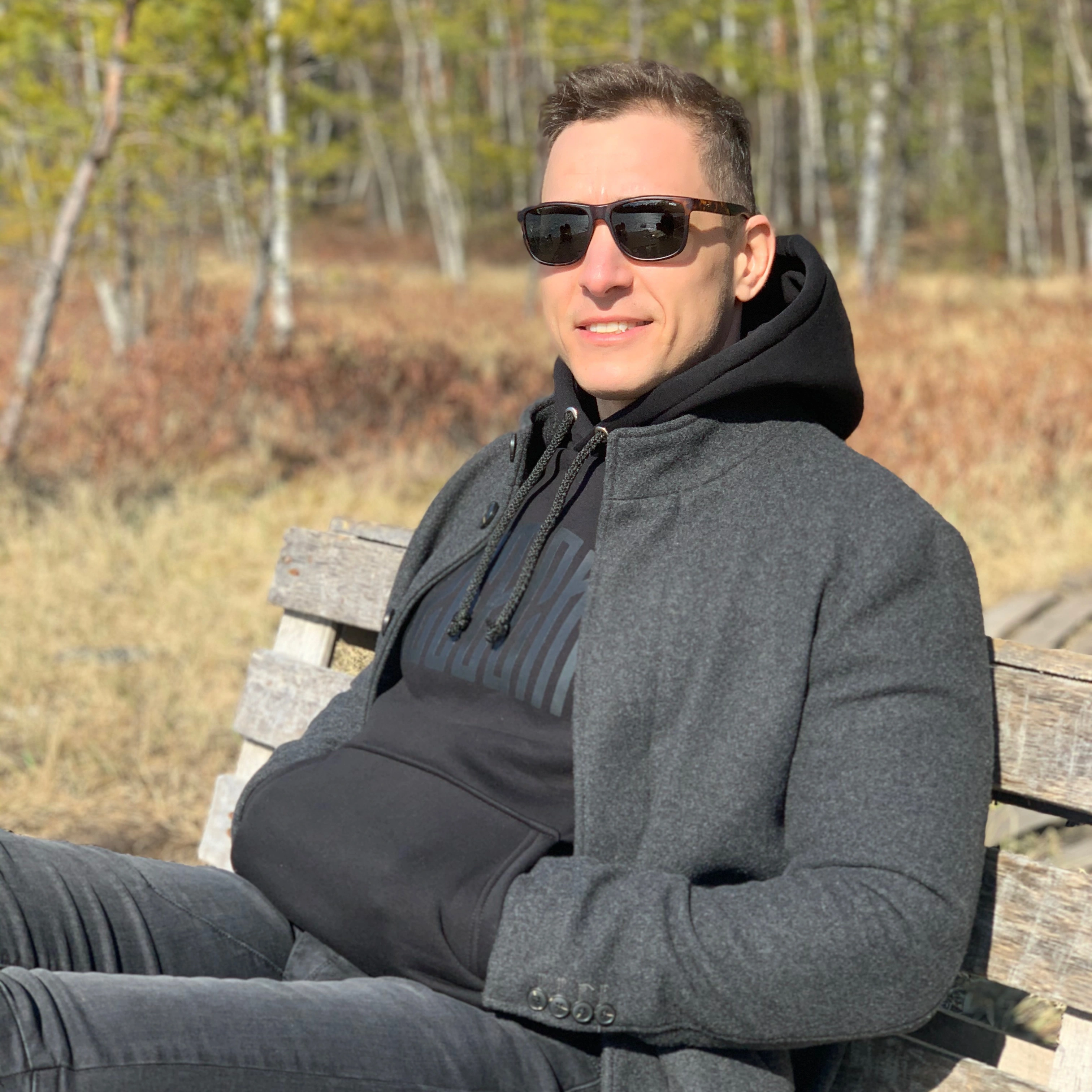 Excavation Pro LA commercial client relaxing outdoors after completing a construction excavation project